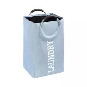 [생활] 패브릭 수납함 사각 디자인 세탁물 보관함 스카이