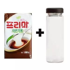 프리마 자판기용 1kgx1봉지+워터보틀대용량 1000G 프림 커피 용프림