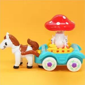 f06 멜로디 라이트 작동마차자동차놀이 장난감 완구 어린이 역할 감각발달 지능개발