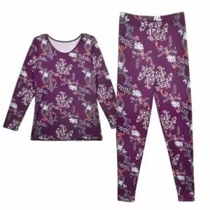 [라일리여성언더웨어] Rly 여성 보온 내의 상하 세트 겨울내의 여자겨울잠옷