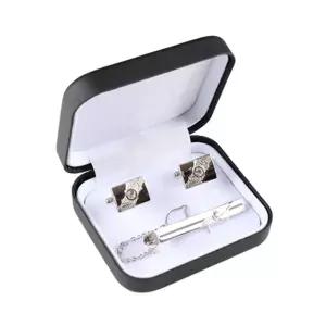 SASF21083 큐빅딘 수트 악세사리 세트남자패션타이핀 넥핀 넥용 정장 디자인넥 정장넥