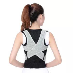 이중벨트 바른자세 밴드 (XL) DK24바른 어깨 허리복대 실버용품 보정 고정 체형 지지대 바른