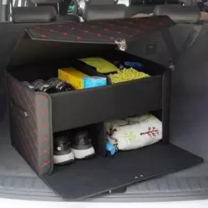 자동차 가죽 2층 트렁크정리함 수납함 용품 C61타입