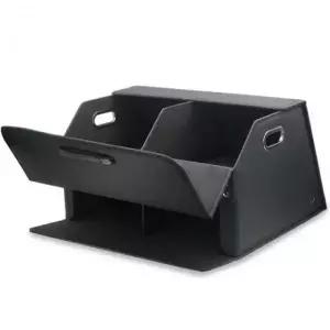 ( )차량용 가죽 착 2층 트렁크 정리함 수납함 AP12 블랙