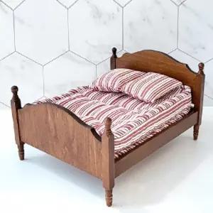 앤틱 우드 침대미니어쳐장식 어쳐품 어처품 인테리어품 어처 어쳐