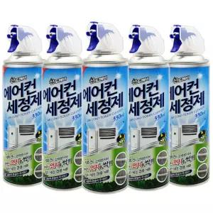 산도깨비 에어컨청소 냄새제거 에어컨세정제 330ml x 5개