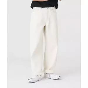 TOFFEE 모어 와이드 데님 바지 (OFF 흰색) 783659
