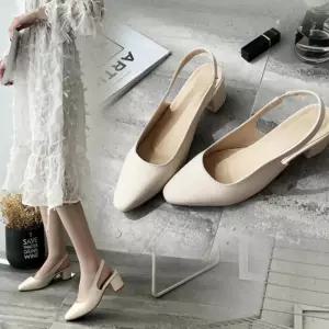 슬링백 펌프스 힐 통굽 미들 여성 키높이 구두 6cm 여자 로퍼 샌들 남자스니커즈 백구두 남성 정장 발목스