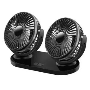 허리케인 차량용 선풍기 360도 강력한 3단 듀얼