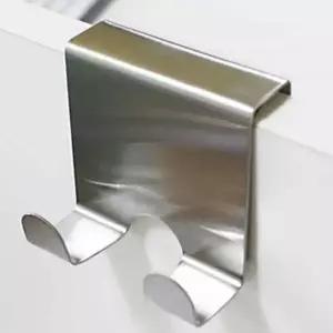 스테인레스 COW287I2 도어훅 2구 벽면옷걸이 의류행거 봉투걸이