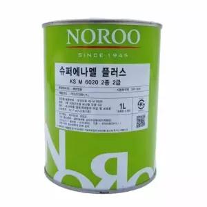 슈퍼에나멜 플러스 녹색 1L 외부페인트 도료 시공 도장 외벽 건물 페인트칠 도색 아파트 도장재