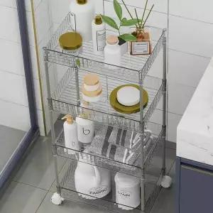 이동식선반 ABH892J0 4단 이동식트레이 다용도카트