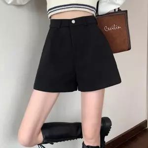 모던 편한착용 여성 반바지 직장인 팬츠 기본 정장 숏팬츠 여름