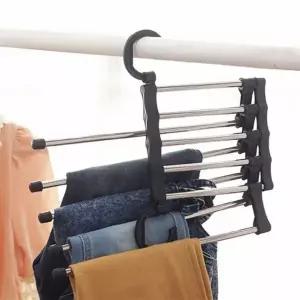 옷걸이 XRC028K8 행거 바지걸이 5단 바지 치마걸이