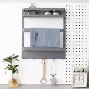 철제 KGQ068S5 벽선반 자석 부착 벽걸이 선반 주방 다용도 수납