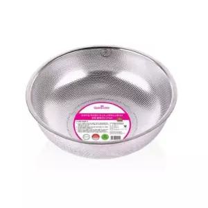 퀸센스 채반 바구니 채소 과일 소쿠리 펀칭볼 27CM야채 볼바구니 물빠짐 원형 주방 다용도