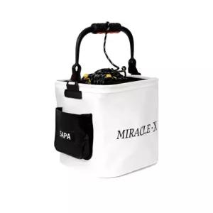 싸파 미라클-X 사각 두레박 주머니형 24cm 화이트 SD03-W24살림통 떡밥 미끼 밥케이스 물고기 보관 밥통