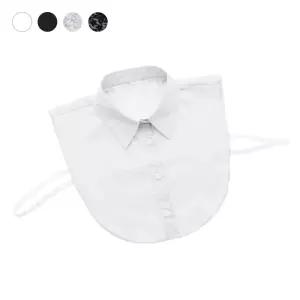 키밍 탈부착 가능한 넥카라 케이프 목카라 면접용장식 하이탑 기본 정장타이 페이크 장이 레이스 세미 패션