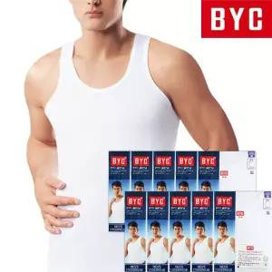 제이지몰 BYC 남성런닝 10매 순면 100% 남자 민소매 메리야스 1832659