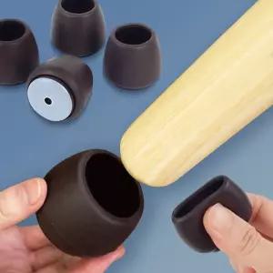 의자발 원형 의자캡 커버 바닥긁힘방지 소음 4P 받침 의자 다리 패드