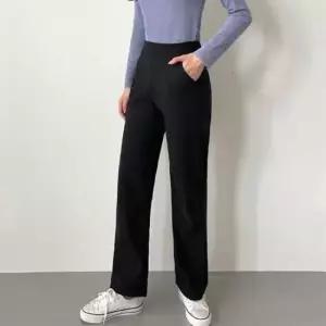 [의류] 여성 베이직 밴딩 일자팬츠 1P 스판 봄 편한바지