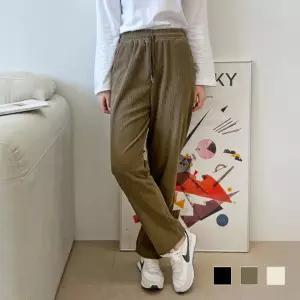 세브니 기모 골덴 배기 팬츠 SD-221158여자바지 여성 밴딩