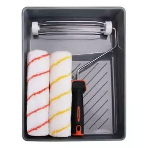 대형페인트도구 페인팅 롤러세트 9in 스파이크 수성 다용도 9인치 4인치 스폰지 도배 도배로라