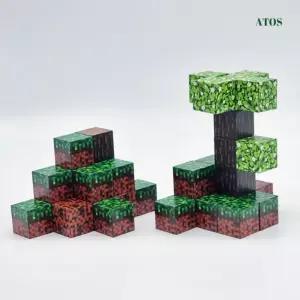 마그마그 자석 블럭쌓기 15PCS 낱개 (랜덤발송)블록놀이 장난감 쌓기