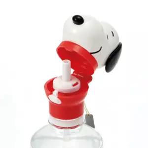 스누피 얼굴 빨대 캡휴대 케이스용 용케이스 휴대용 캐릭터