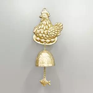 황동 닭 1종 문종 수작업 도어벨 풍경문딸랑이 현관문 출입문 까페문 카페문 장식 수작업문 장식문