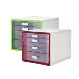 서랍형 미니 소품함 4단 수납정리 책상보관 정리함 박스