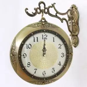 인테리어양면시계 로얄 앤틱 저소음 카페 실내용 장식 양면시계(R1012)