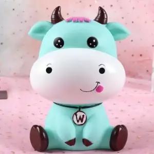 [문구/오피스] 소형 저금통 카우 동전 저축통 용돈 잔돈 모으기 용기