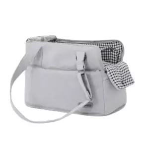 [반려] 강아지 이동가방 대형 그레이 1P 고양이 대중교통