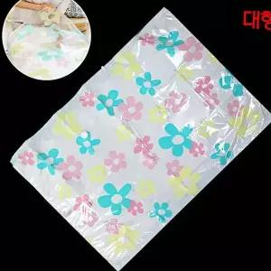 진공 NBE824B1 압축 팩 꽃무늬 대형 보관 이불 의류정리 자취