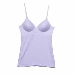 [라일리여성언더웨어] Rly 모달 셔링 브라 캡 끈 런닝 캡나시 노브라나시