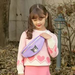 쿠로미 블링 힙색캐주얼 허리가방 크로스 크로스쌕