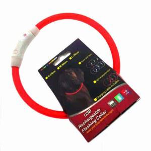 강아지LED목줄 야광 목걸이 플래쉬 고양이 속에서 목걸이 led 다채로운 링라이트 밝은