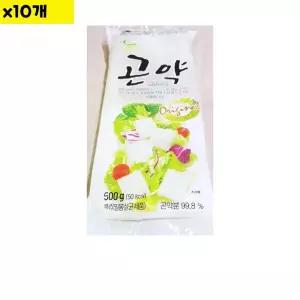 식자재 식재료 유통 도매 대신 묵곤약 500g x10개 실곤약