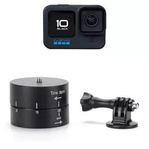 GOPRO10 호환 타임랩스 120분 회전 타이머 고프로10고거치대 고용 홀더 오즈모 캠거치대 거치대 액션