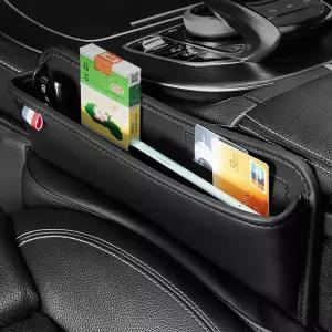 TKB 차량용 3색 사이드 포켓 틈새 수납 가죽 쿠션용 용포켓 자동차 정리함 수납함