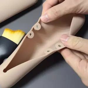 쉐도우 브러쉬 화장품 케이스 파우치백 마그네틱실리콘화장솔 실리콘치 메이크업러시 러시치 메이크업치 러