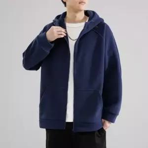 남성용 솔리드 빅사이즈 후드 카디건 가을겨울 집업 데일리 폴라폴리스 다올4