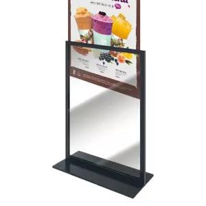 삼화 POP꽂이 입간판 메뉴판 가격표 광고판 T자형 A4카페 스텐드 스텐 베너거치대 스탠안내판