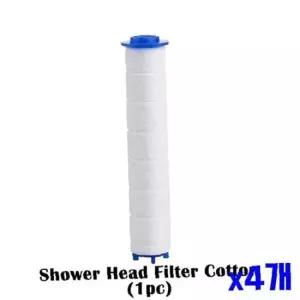 샤워헤드용 화이트 면필터 3p x4개 샤워기필터교체