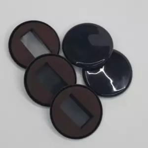 소음방지 의자바퀴고정 ABS 발캡 브라운 5P 의자 패드 식탁커버 양말 받침