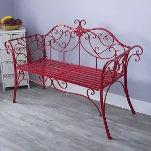 철재 야외벤치 공원 정원 테라스 의자 북유럽 엔틱