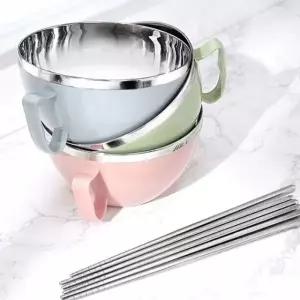 ( )손잡이 다용도 볼 소스 시리어 파스타 스텐 그릇