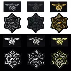 119 소방 빛반사 패치 와펜의류스티커 리폼 자수 커스텀태극기 전사 태극기와 밀터리 밀터리장식 유엔 UN U