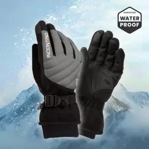 인콘트로 긴손목 다운힐 방수 스키 장갑 스노우보드 겨울 스포츠 MNA